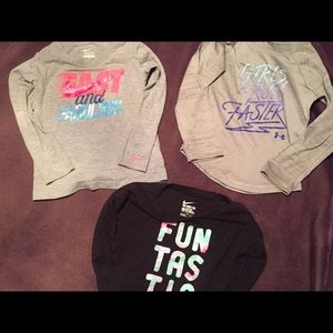 Lot of Toddler Nike & Under Armour Shirts